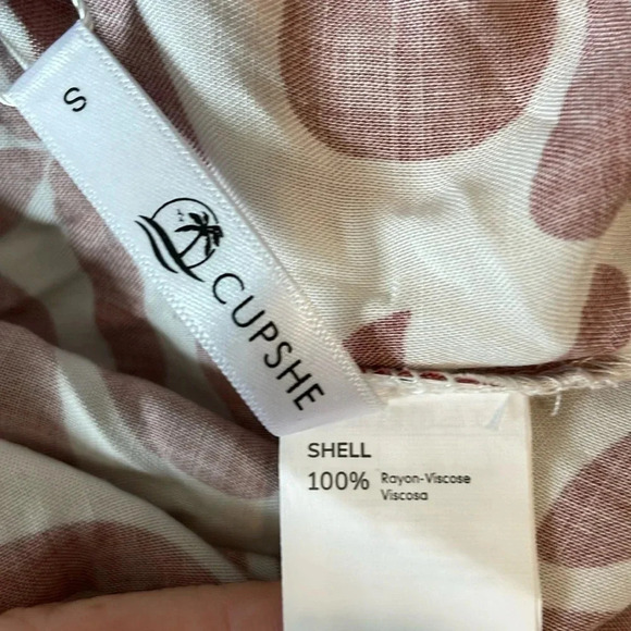 NWT Cupshe Gillian Floral Tie Front Smocked Dress - Picture 9 of 11